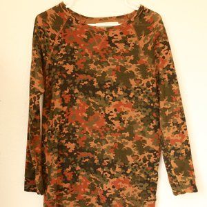 CAMO OBEY LONG SLEEVE SHIRT